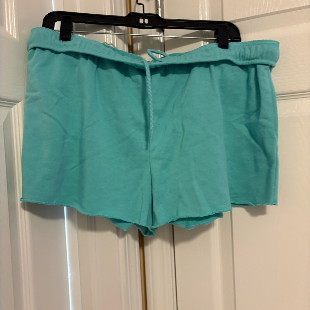 No Boundaries Teal Athletic Shorts